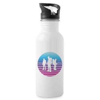 Women's Bouldering Climbing Bouldering Men's Bouldering - Water bottle with straw - white - Right
