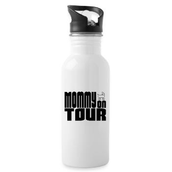 Mommy On Tour stroller - Water bottle with straw - white - Right