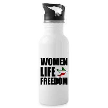Women life freedom - Gourde avec paille intégrée - blanc - Droite