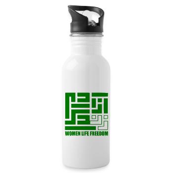 Women life freedom - Gourde avec paille intégrée - blanc - Droite