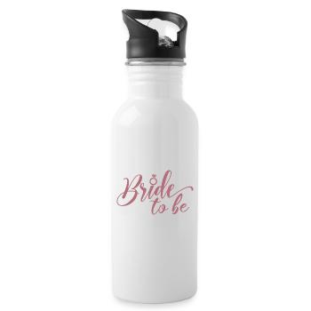 Bachelorette Party Bride sera un cadeau pour les femmes - Gourde avec paille intégrée - blanc - Droite
