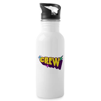 Crew - Water bottle with straw - white - Right