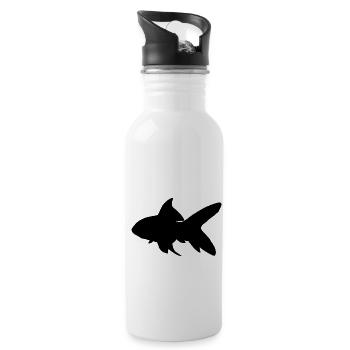 Fish - Water bottle with straw - white - Right