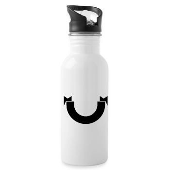 Banner - Water bottle with straw - white - Right