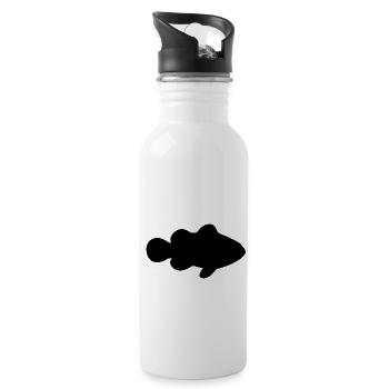 Fish - Water bottle with straw - white - Right