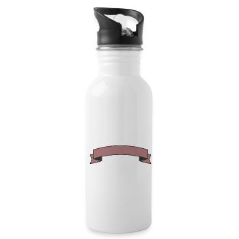 Banner - Water bottle with straw - white - Right
