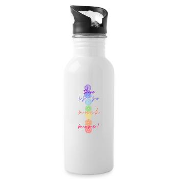 there is so much more! - Water bottle with straw - white - Right