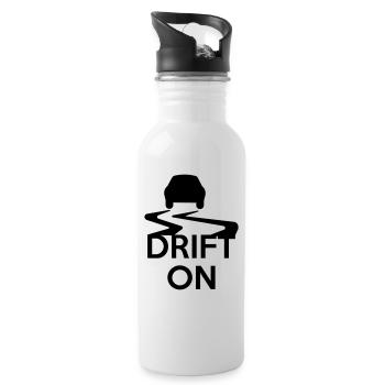 Drift On - Gourde avec paille intégrée - blanc - Droite