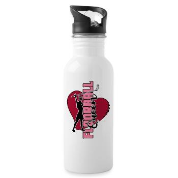Floorball floorball unihoc "Floorball-queen" - Water bottle with straw - white - Right