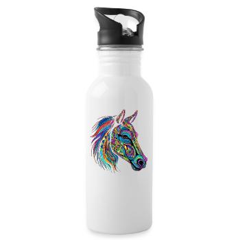 Show Jumping Horseman Sports Falkenstein - Water bottle with straw - white - Right
