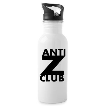 Anti z club - Gourde avec paille intégrée - blanc - Droite