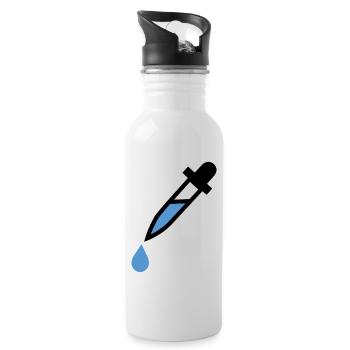 pipette dropping glass dosage - Water bottle with straw - white - Right