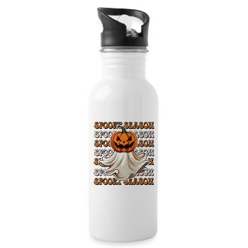 Halloween Spooky Season - Trinkflasche mit integriertem Trinkhalm - Weiß - Rechts