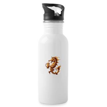Seahorse Beer Funny - Water bottle with straw - white - Right