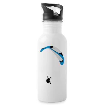 Paragliding Acro - Trinkflasche mit integriertem Trinkhalm - Weiß - Rechts
