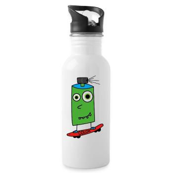 Board sprayer - Water bottle with straw - white - Right