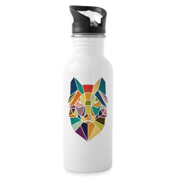 Fox - Water bottle with straw - white - Right
