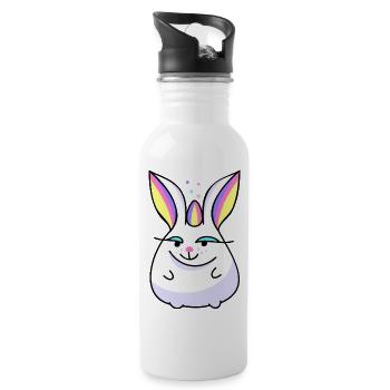 bunnycorn - Water bottle with straw - white - Right