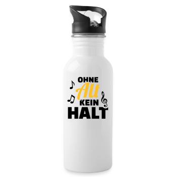 Chor - Trinkflasche mit integriertem Trinkhalm - Weiß - Rechts