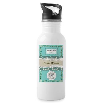 Little Women - Water bottle with straw - white - Right