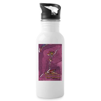 FUNtasie - Water bottle with straw - white - Right