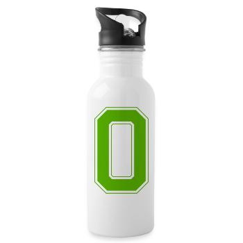 z0 - Trinkflasche mit integriertem Trinkhalm - Weiß - Rechts
