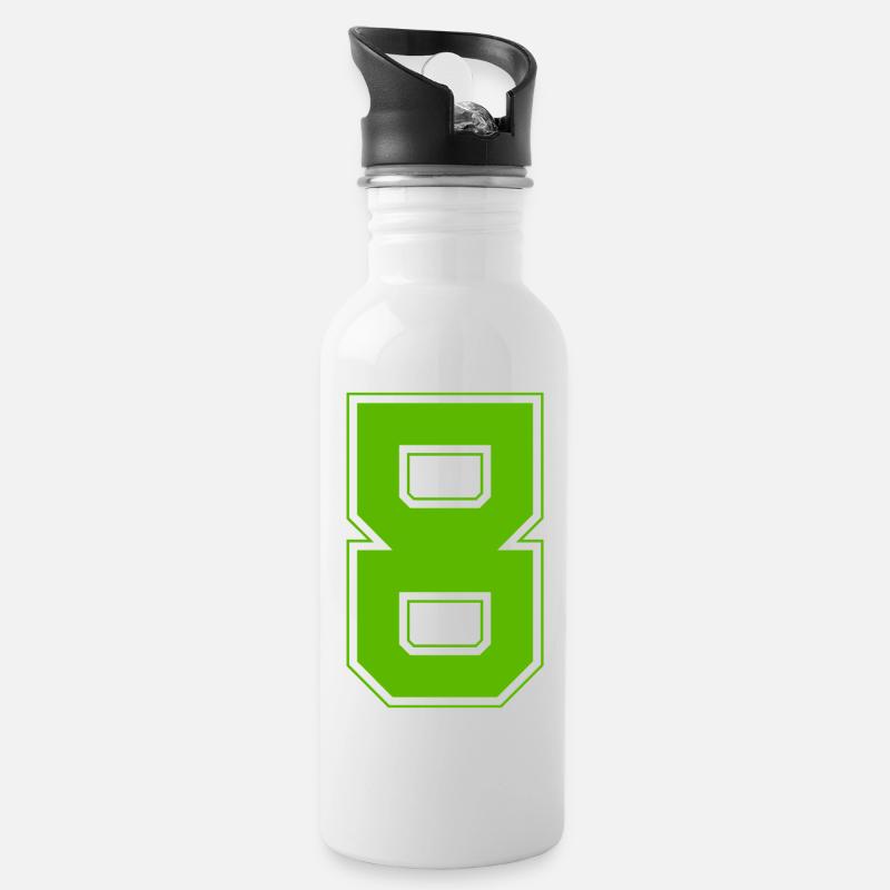 Z8 - Gourde avec paille intégrée - blanc