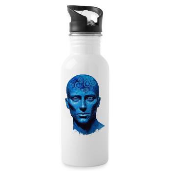 HEAD GEARS - Water bottle with straw - white - Right
