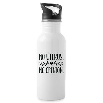Pro Choice AF - Water bottle with straw - white - Right