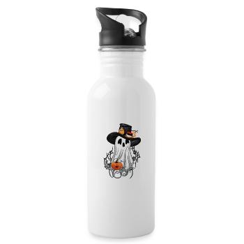 Ghost With a Pumpkin 4 - Gourde avec paille intégrée - blanc - Droite
