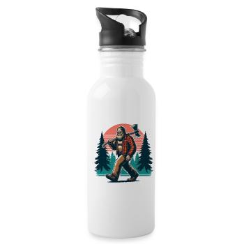 Bûcheron Forester Bigfoot - Gourde avec paille intégrée - blanc - Droite