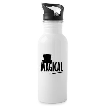 Magical - Water bottle with straw - white - Right