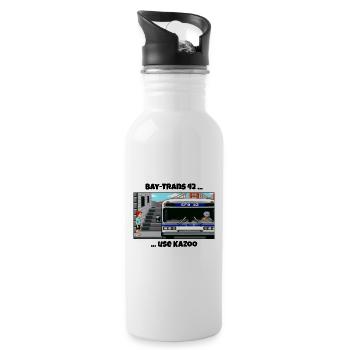 Bay-Trans 42 - 8 bits Retrogame Charme Zak - Gourde avec paille intégrée - blanc - Droite
