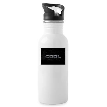 COOL einfach COOL - Trinkflasche mit integriertem Trinkhalm - Weiß - Rechts