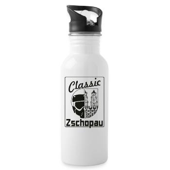 Classic Enduro MZ Zschopau Vintage Ore Mountains - Water bottle with straw - white - Right