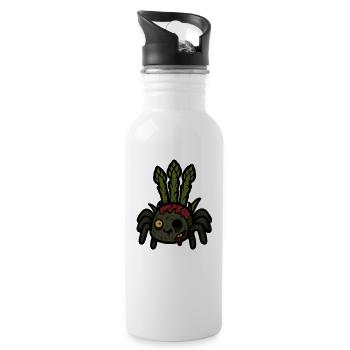 Zombie Spingel - Water bottle with straw - white - Right