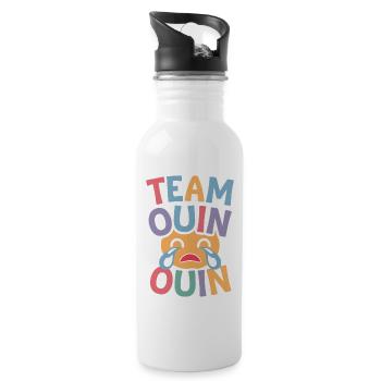 Team Ouin ouin - Gourde avec paille intégrée - blanc - Droite