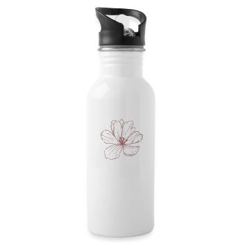 I set you apart ~ Jeremiah 1:5 - Water bottle with straw - white - Right