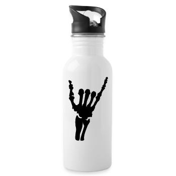 hang_loose_vec_1 de - Trinkflasche mit integriertem Trinkhalm - Weiß - Rechts