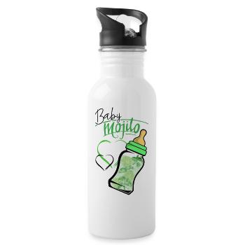 Baby mojito - Gourde avec paille intégrée - blanc - Droite
