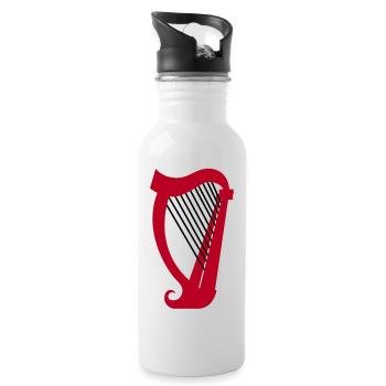 A HARP music instrument - Water bottle with straw - white - Right