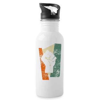Fist - Water bottle with straw - white - Right