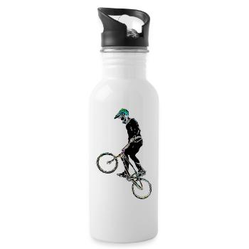bmx - Water bottle with straw - white - Right