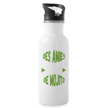 Mijito's sister - Water bottle with straw - white - Right