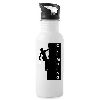 Climbing - Water bottle with straw - white - Right