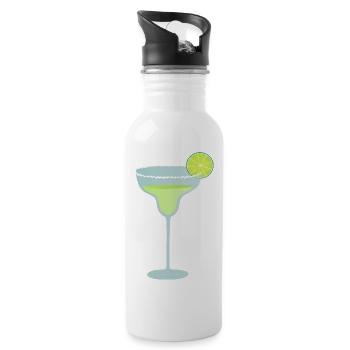 Margarita - Trinkflasche mit integriertem Trinkhalm - Weiß - Rechts