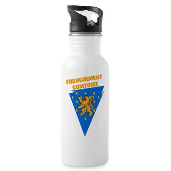 Offen Comtoise - Trinkflasche mit integriertem Trinkhalm - Weiß - Rechts