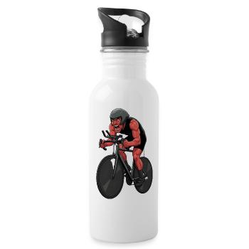 Vélo de route Vélo Vélo Sport Vélo VTT - Gourde avec paille intégrée - blanc - Droite