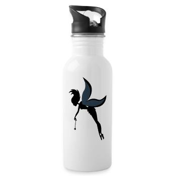 little fairy - Water bottle with straw - white - Right