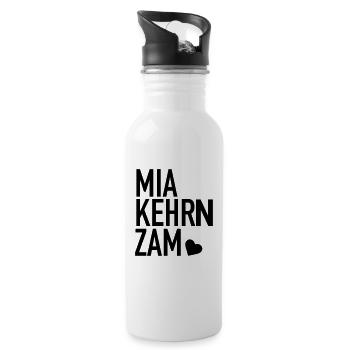 MIA KEHRN ZAM - Trinkflasche mit integriertem Trinkhalm - Weiß - Rechts